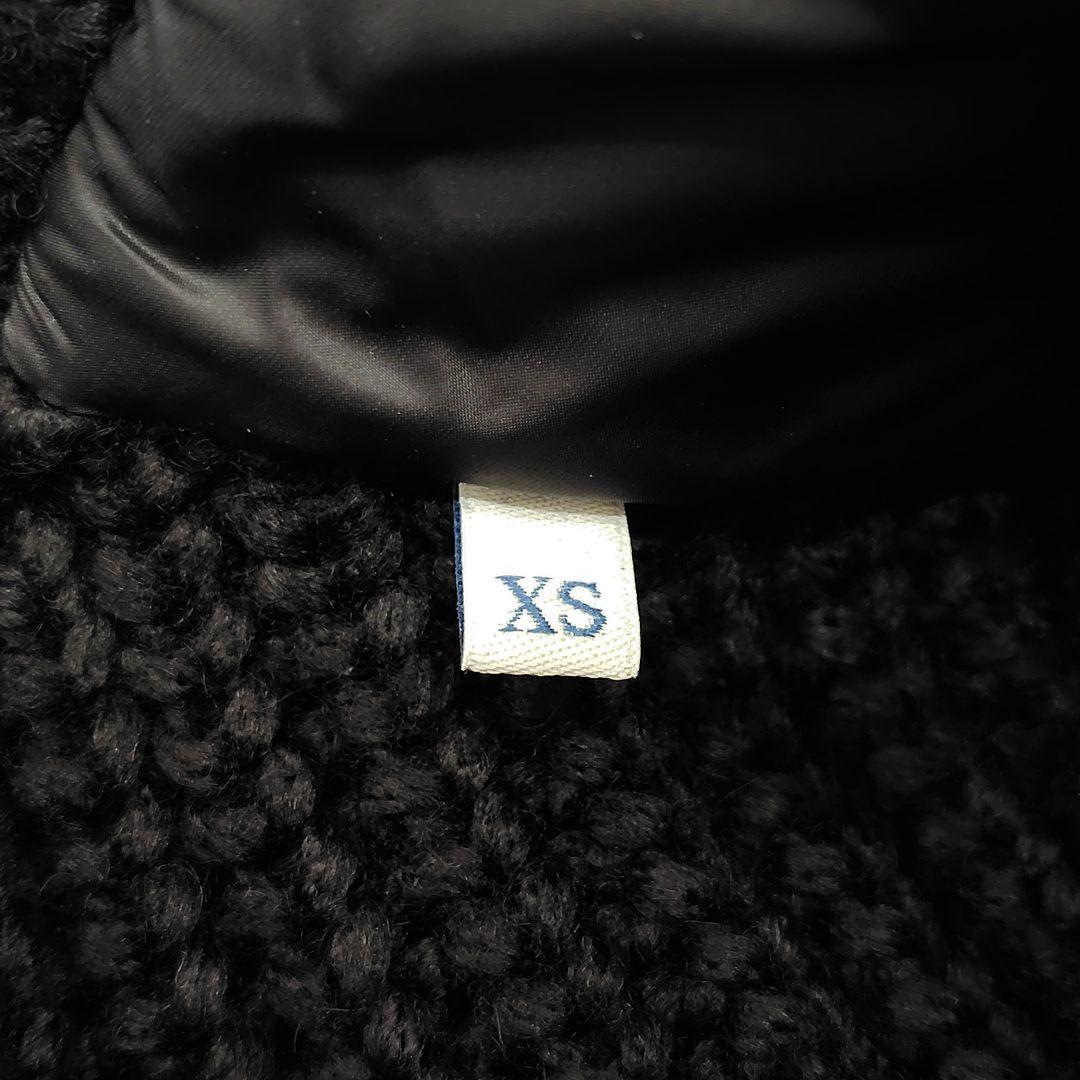 良品 モンクレール ダウン×ニット ハイネックカーディガン レディース 22年