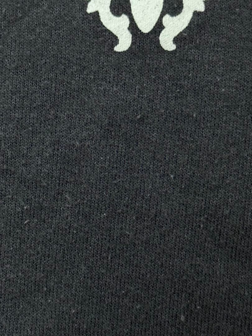 クロムハーツオールドファックユータガープリント裏地サーマルジップアップパーカー