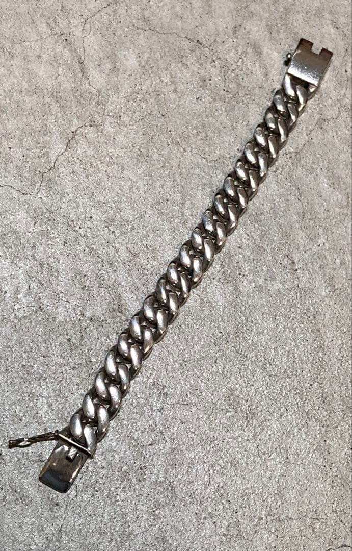 [6] Silver925 / 138g 極太 激重 ヴィンテージ 喜平ブレス