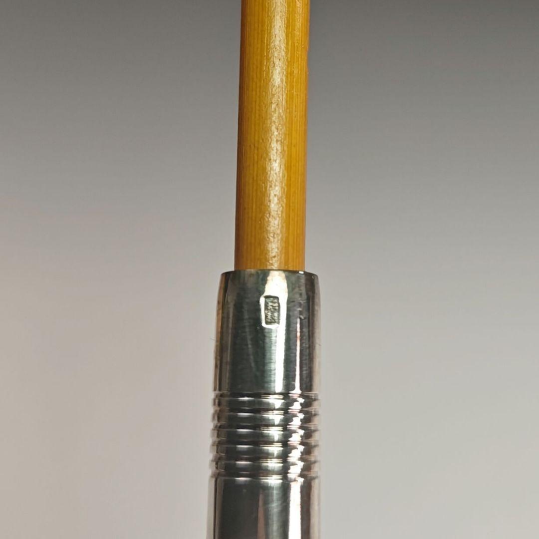 ウ308 煙管『金工師　木村清五郎（清雲）』『即中斎好写南鐐純銀　キセル　共箱』