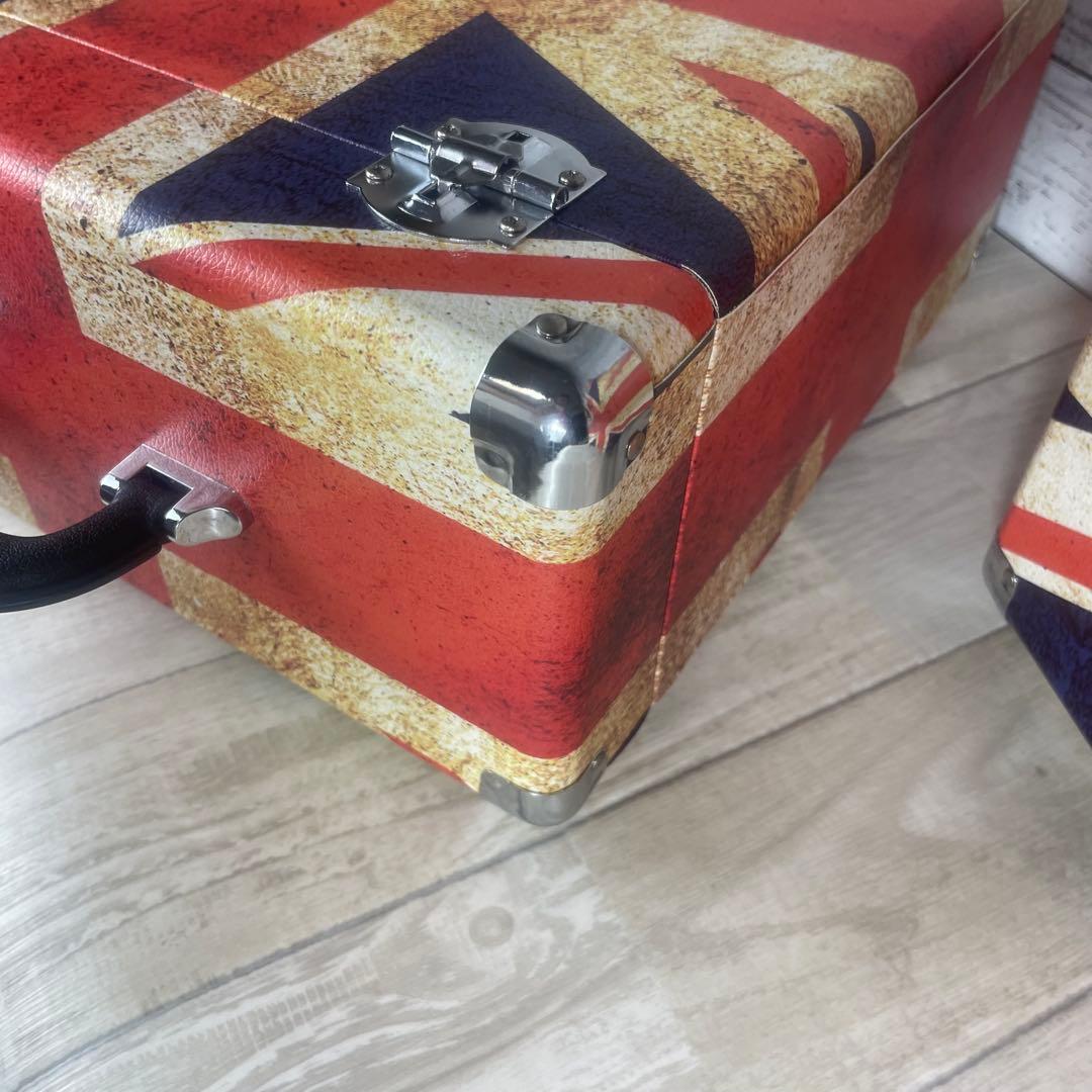 LP&NO1 レコード収納キャリーケース　バッグ　ユニオンジャック