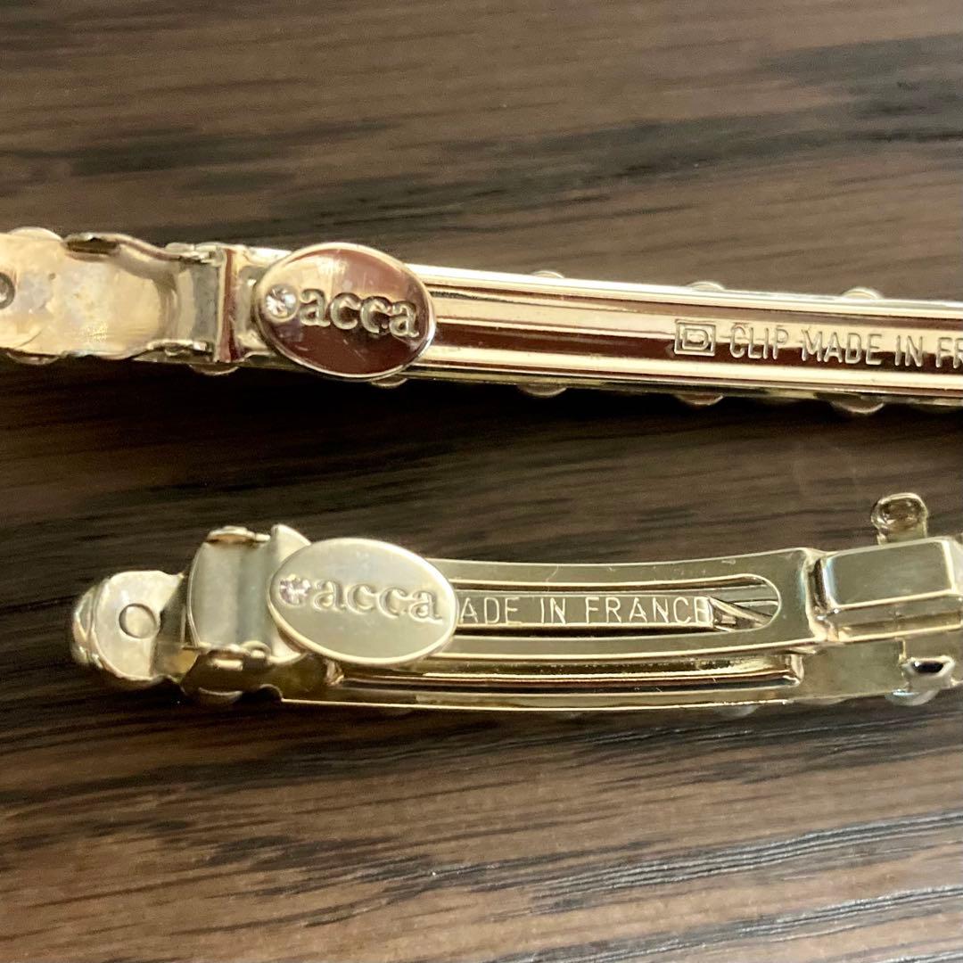 acca ベリーシリーズ　バレッタ　大小2個セット