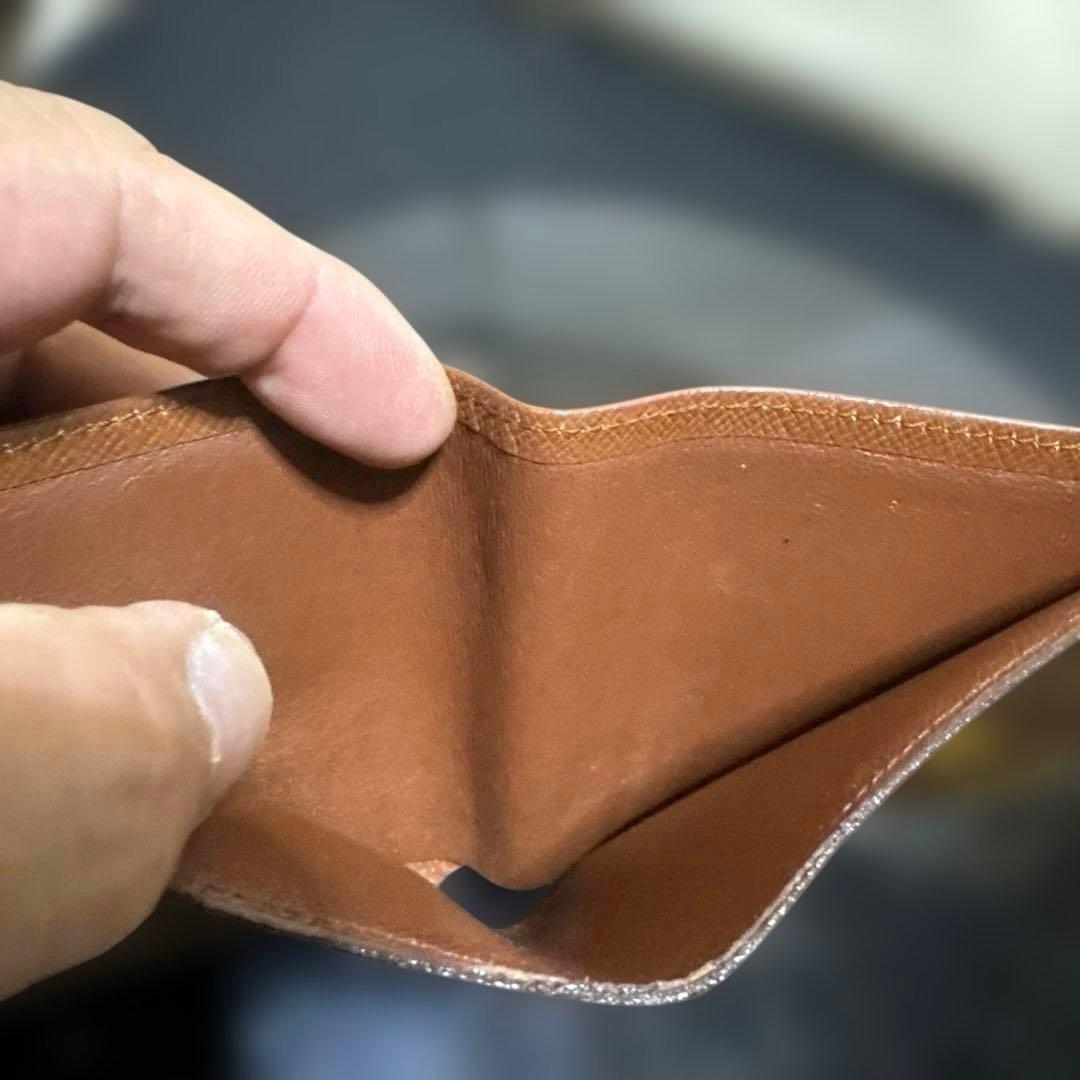 ⑦☆美品☆モノグラム♪マルコ☆2つ折り財布★ポケットあり