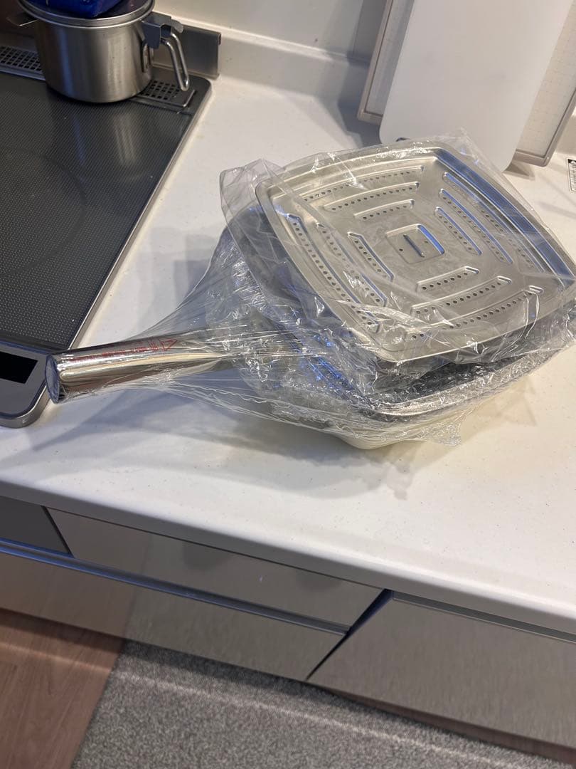 アサヒ軽金属　ローストパン LS 蓋付き ステンレス