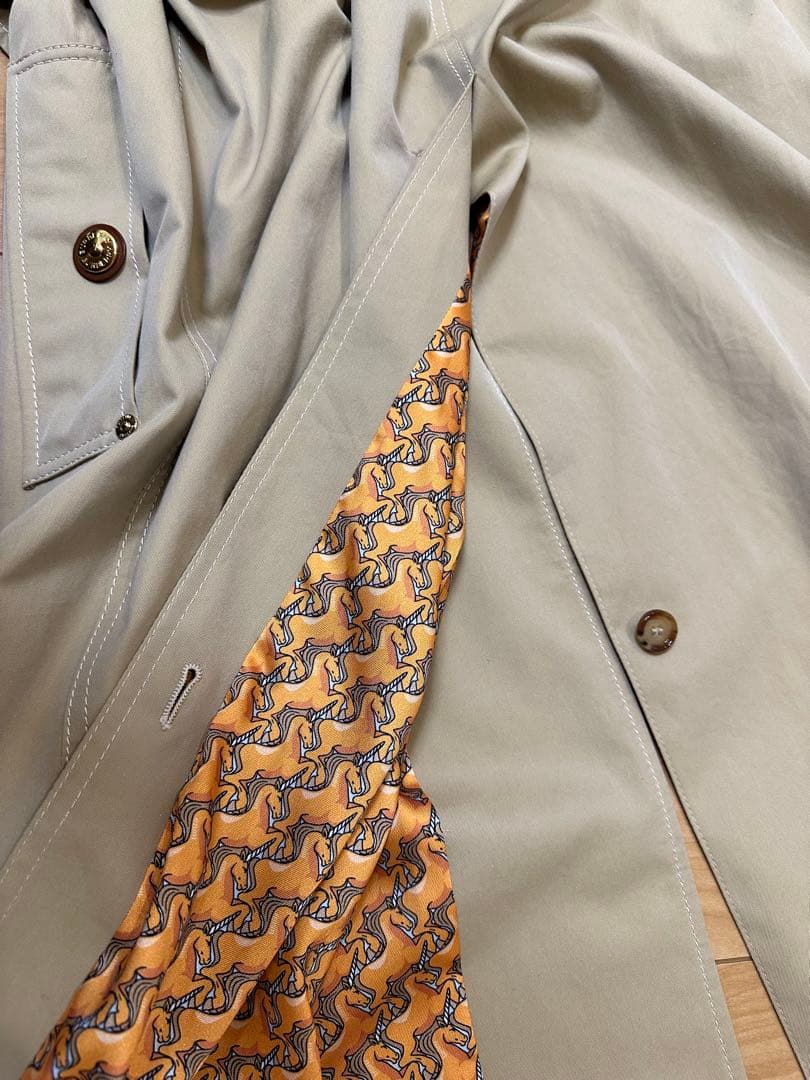 BURBERRY トロピカルギャバジン トレンチコート ユニコーン柄 Sサイズ