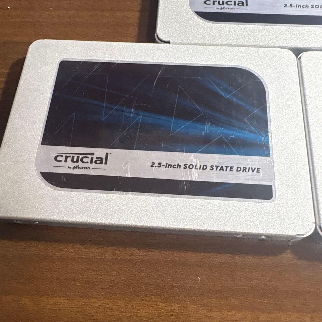 Crucial MX500 500GB SATA SSD 3個セット 現状品
