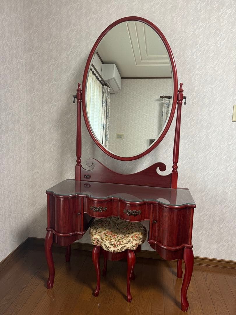 アンティーク　ドレッサー　鏡台