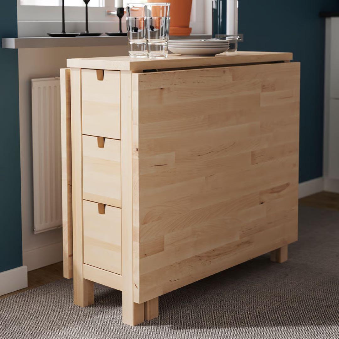 【極美品】IKEA イケア　NORDEN バタフライテーブル　折りたたみテーブル