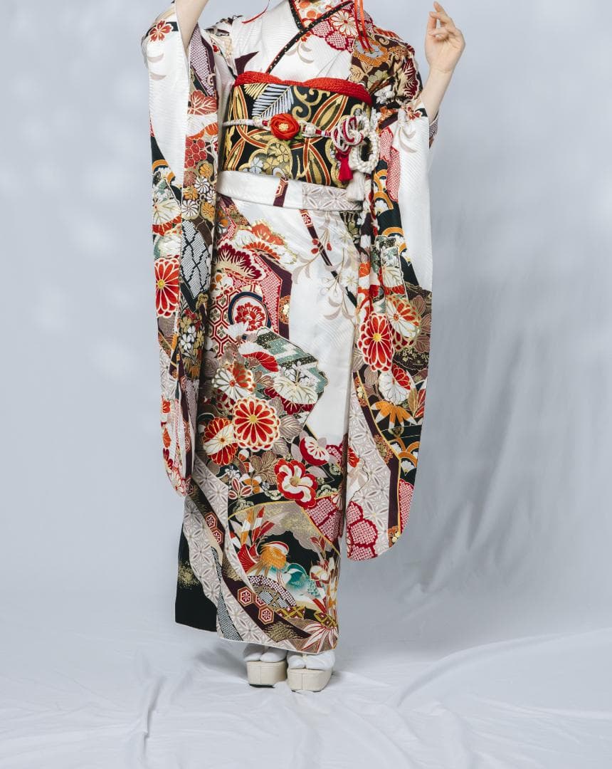 k_______様　振袖単品【585】【145cm~155cmの方用】