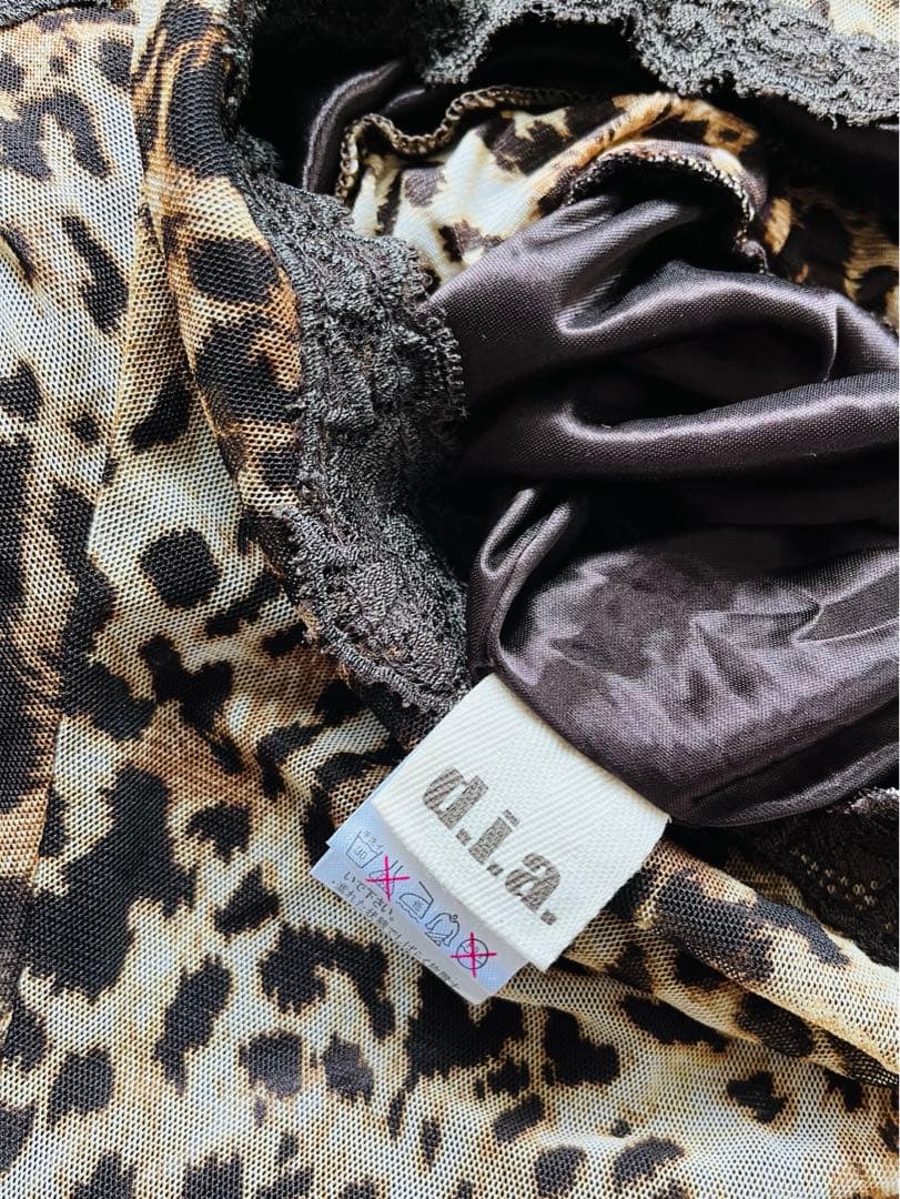 【正規品】 元祖 d.i.a. レオパード柄 ロンパース 平成ギャル y2k