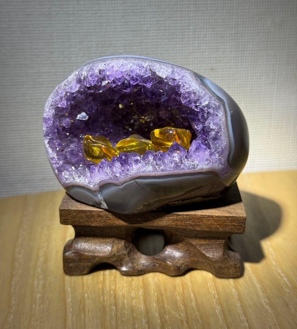 【財運の銭袋】アメジストアメジスト・福袋元宝付き！