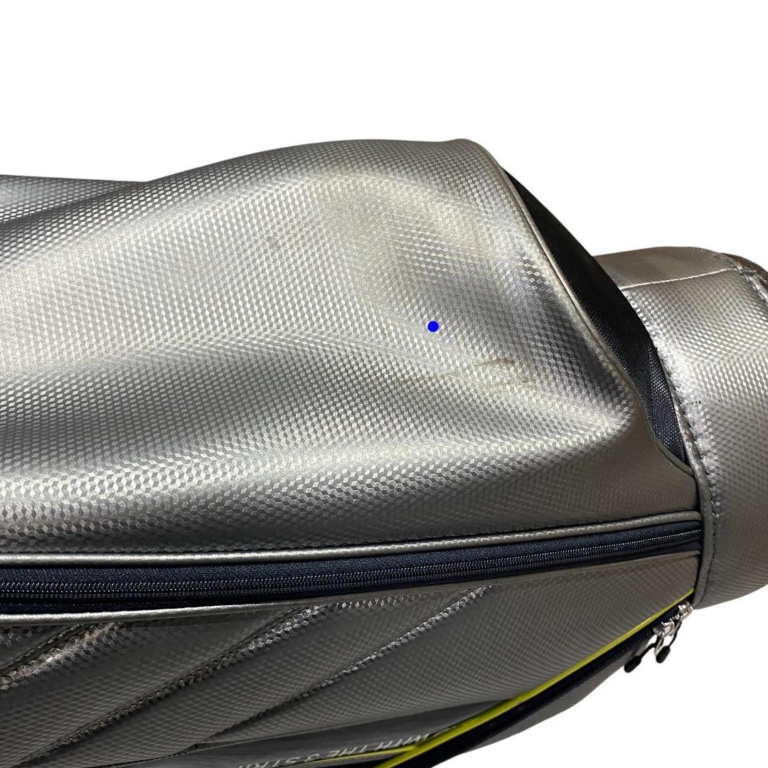 ADIDAS アディダス ゴルフ キャディバッグ シルバー 9.5型 5分割