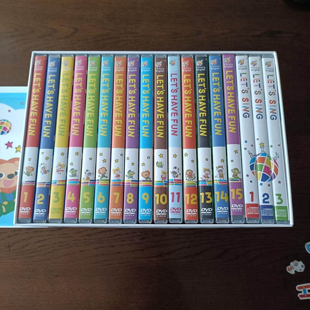 ミライグリッシュ Miraico English DVD&CDのセット