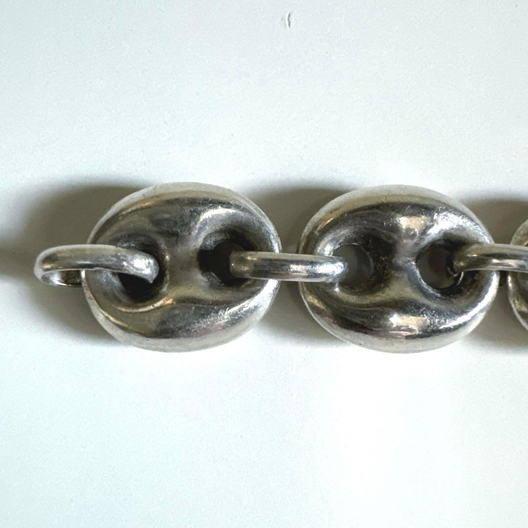 アンカーチェーンシルバーブレスレット　SV925　70s〜80sビンテージ