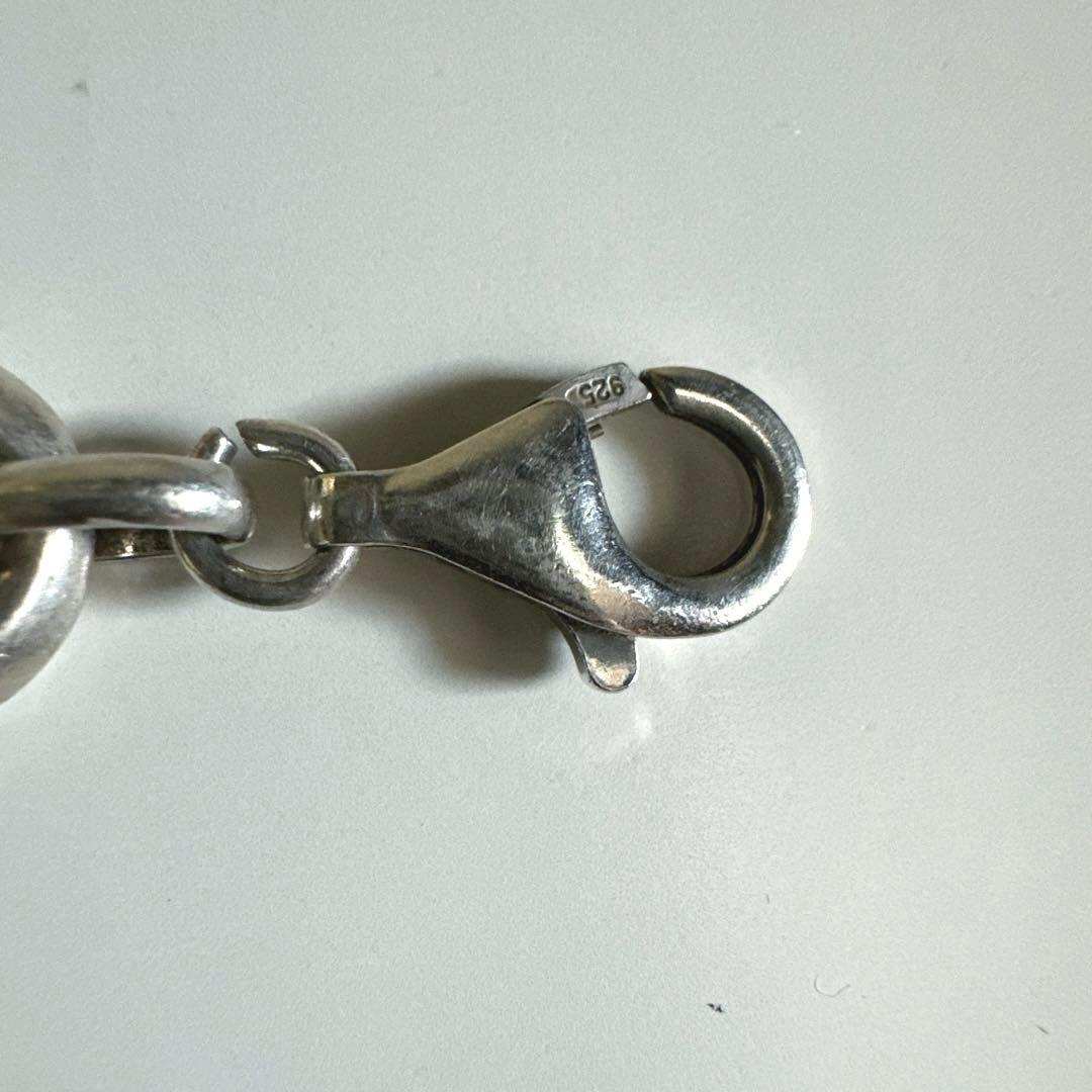 アンカーチェーンシルバーブレスレット　SV925　70s〜80sビンテージ