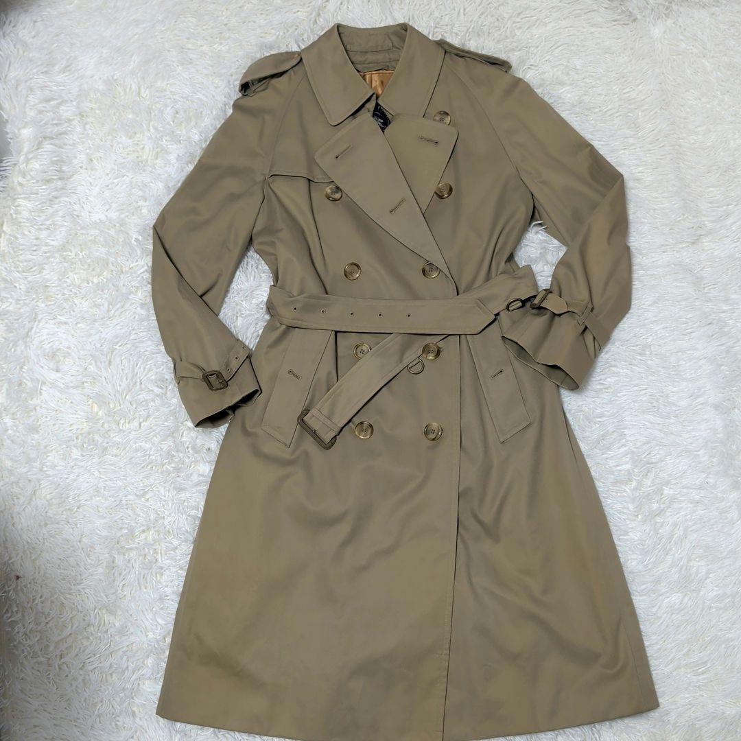 美品 BURBERRY トレンチコート ライナー付 ベルト付ノバチェック