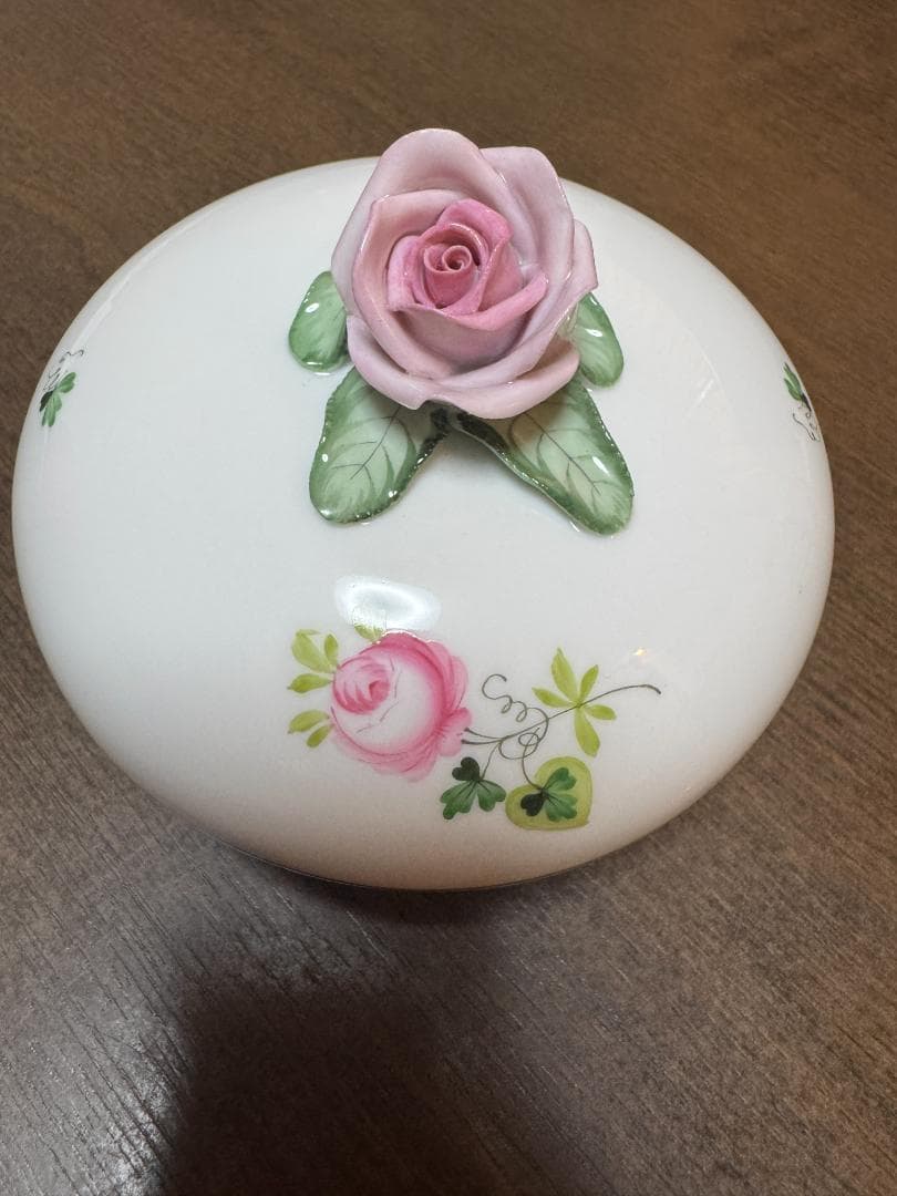 新品ヘレンド150周年記念　Vieille Rose D'Habsbourg希少