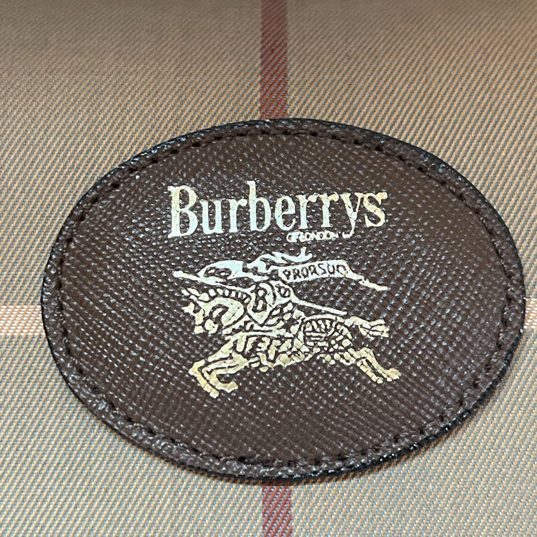 Burberrys バーバリーズ チェック柄 ヴィンテージ ボストンバッグ 美品