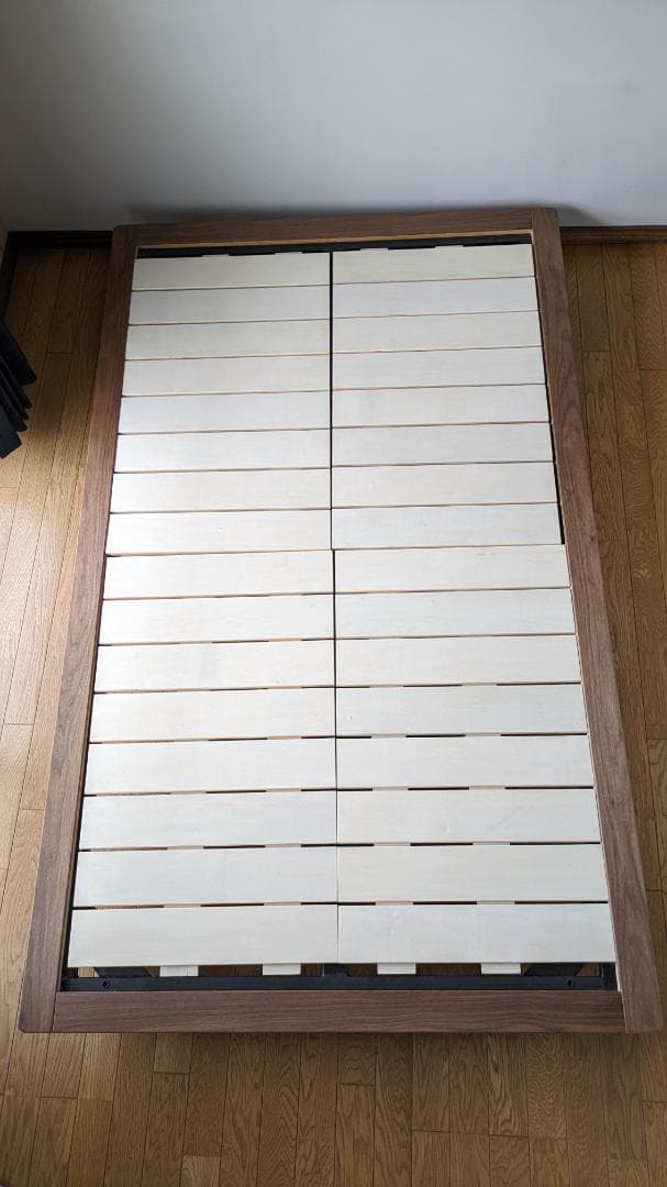 【無印良品】木製ベッドフレーム（セミダブル/すのこタイプ）