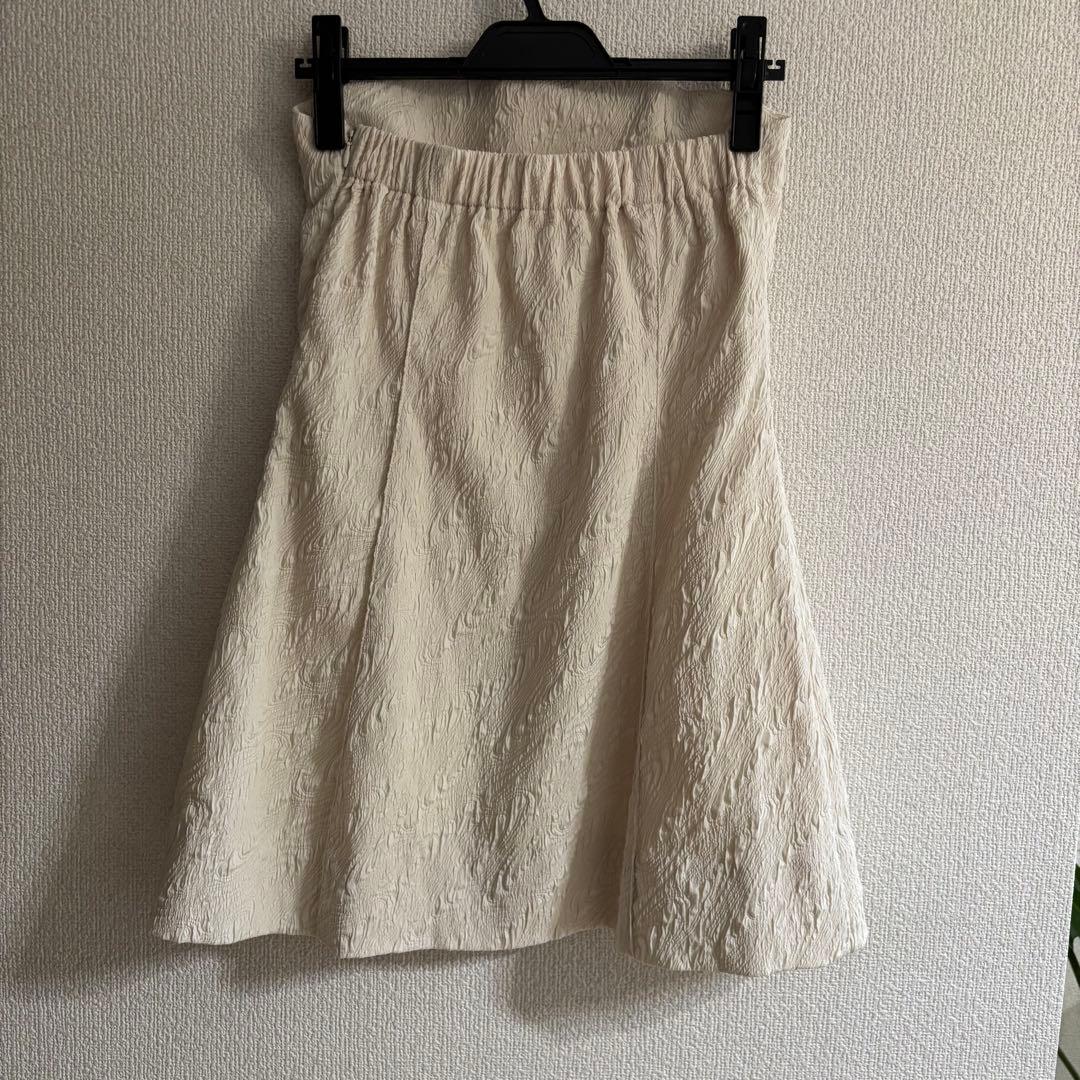 todayful Jacquard Bare Tunic エクリュ