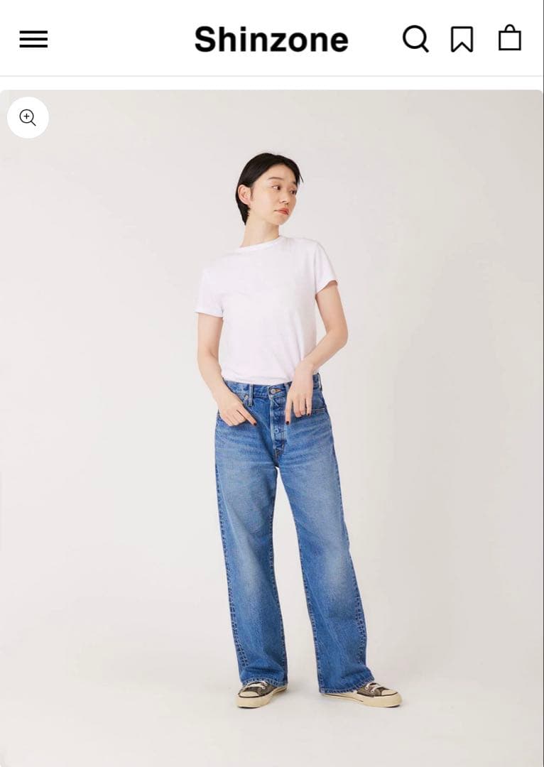 THE SHINZONE バギージーンズ 34