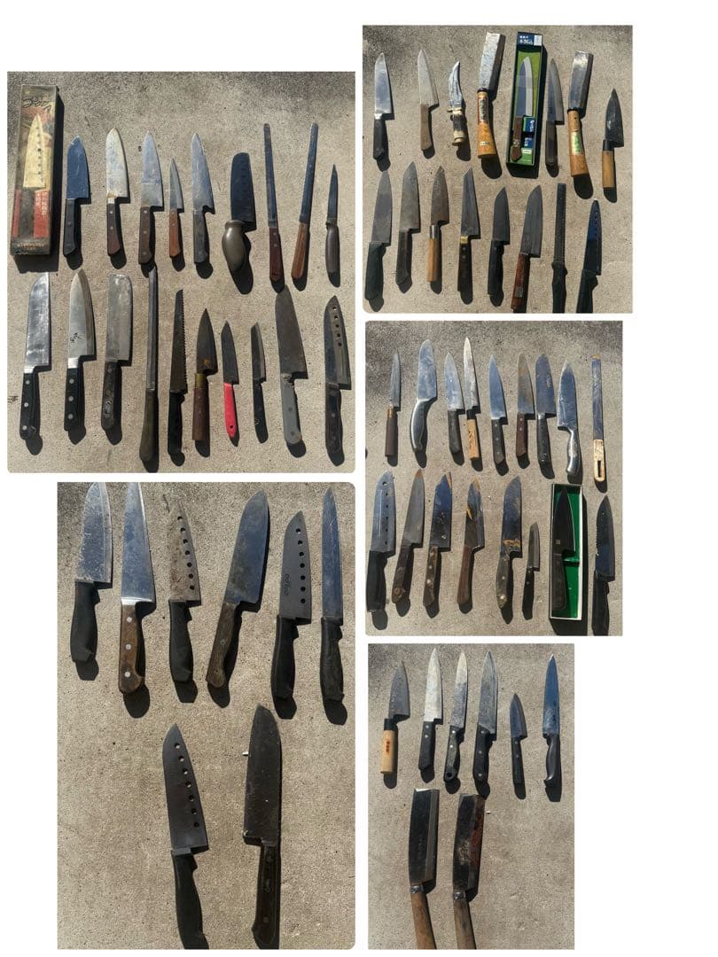 包丁色々70本まとめ売り