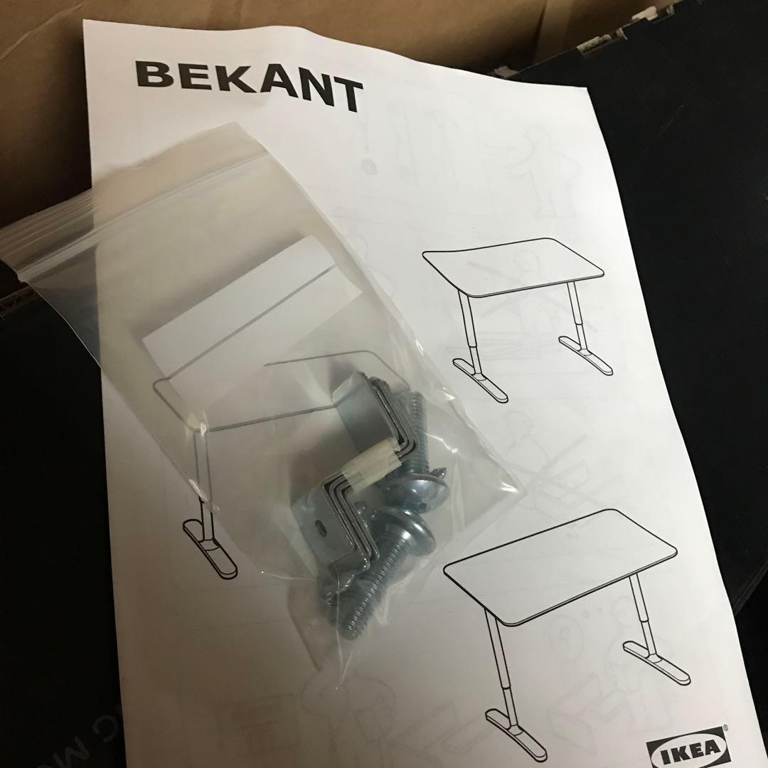 IKEA BEKANT ベカント　黒　160cmx80cm 美品