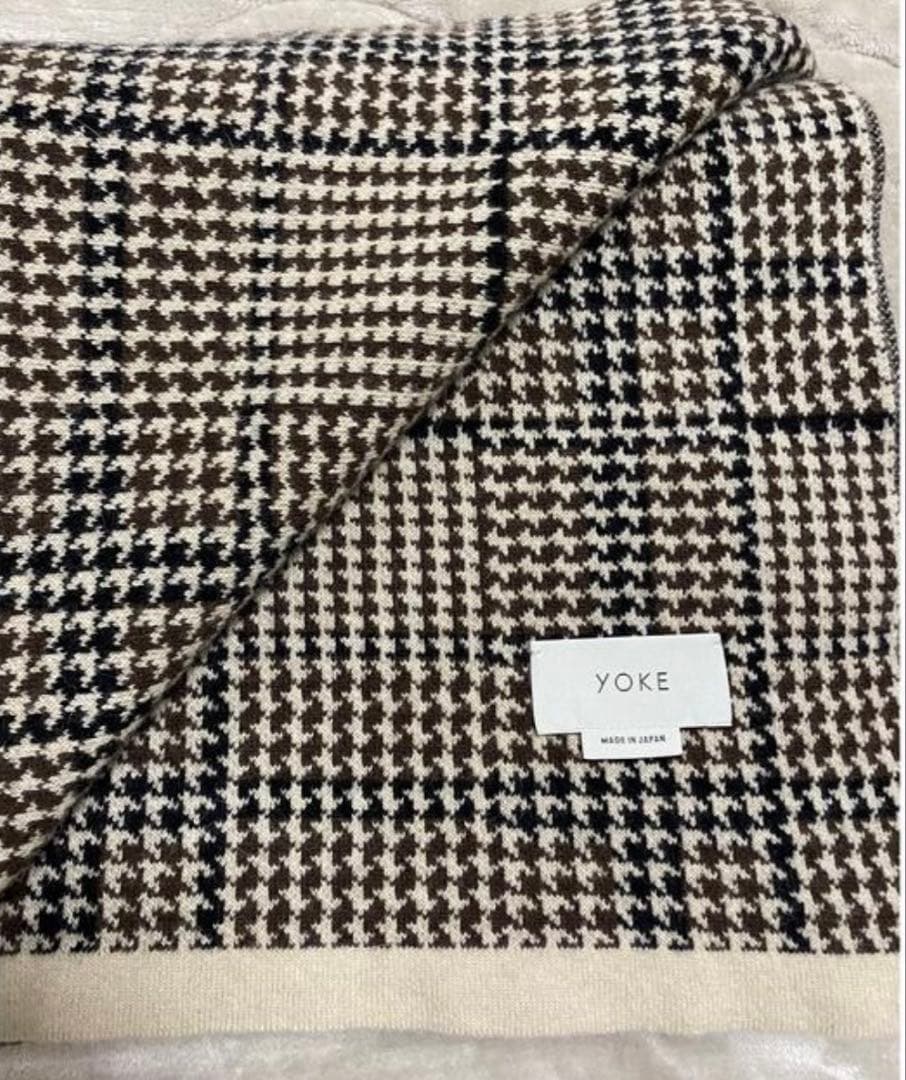 YOKE 19AW チェック柄　ストール