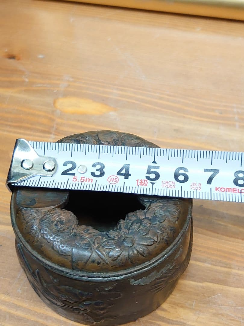 開運 龍 龍神 龍灰皿骨董品 ブロンズ製 （真鍮製）