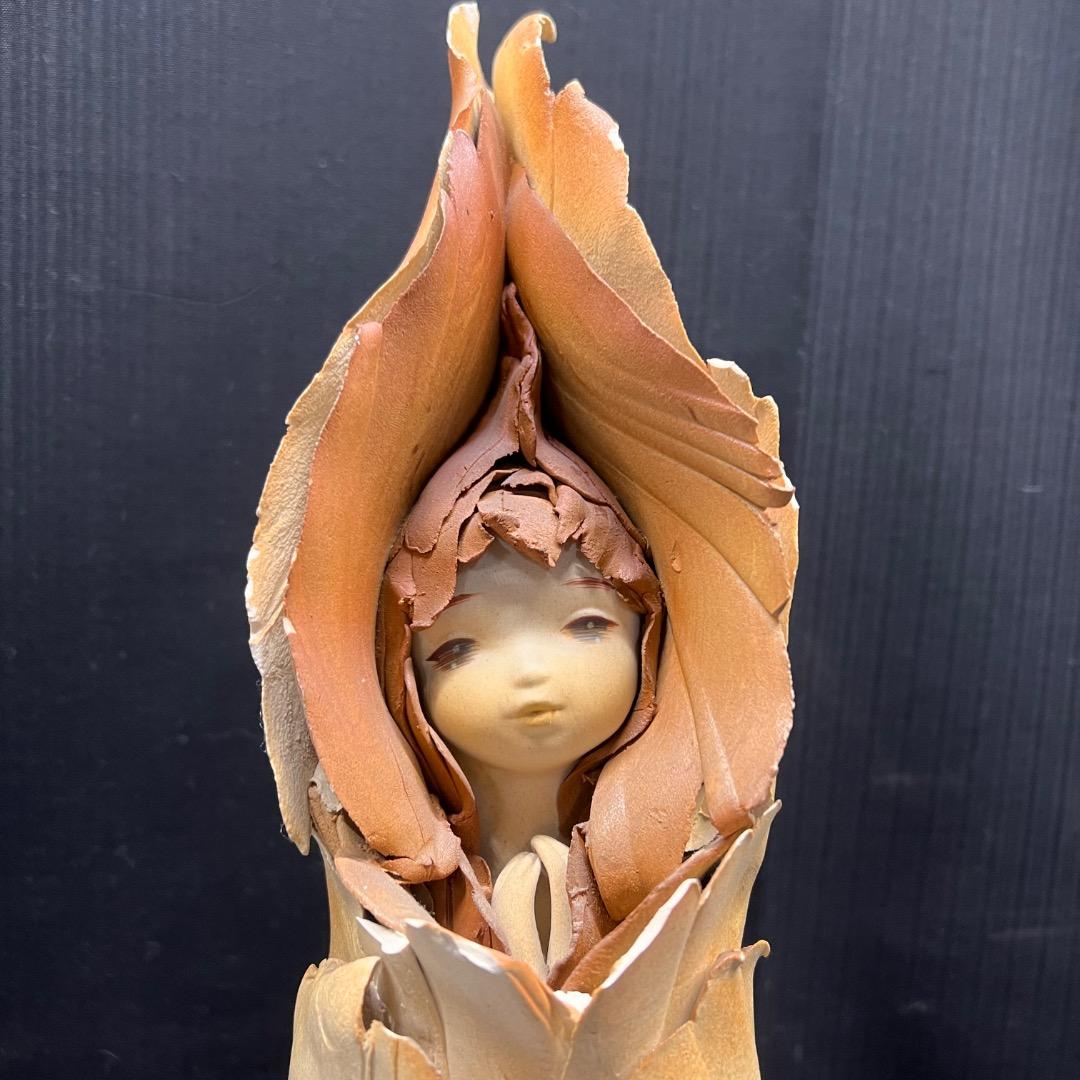 〇J⑦1001 ビンテージ 竹内祥子 陶人形 フィギュリン 女の子