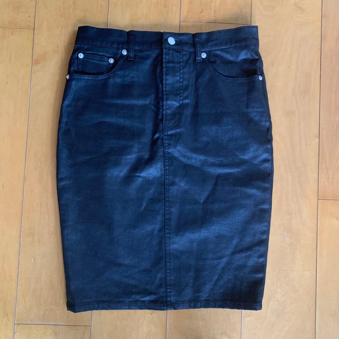 試着のみ！ok.soon×Piccadilly ブラックデニム タイトスカート