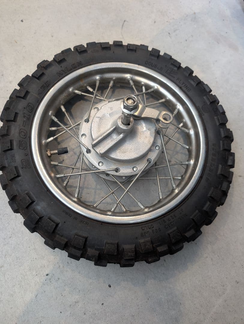 モンキー ゴリラ用コンバージョンキット付 CRF50純正ホイール前後セット