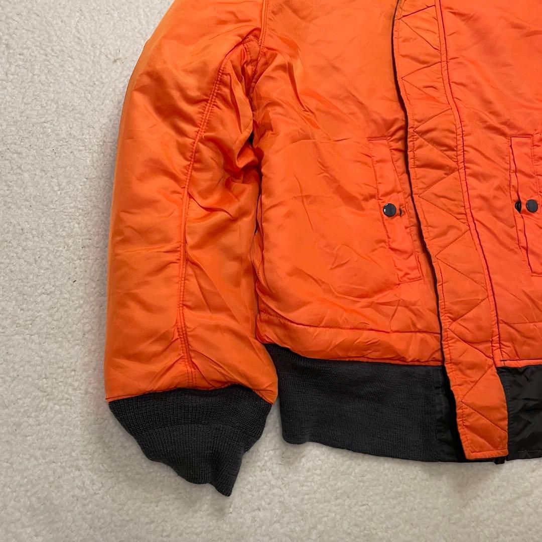 90s USA製 ALPHA アルファ MA-1 フライトジャケット Y2K