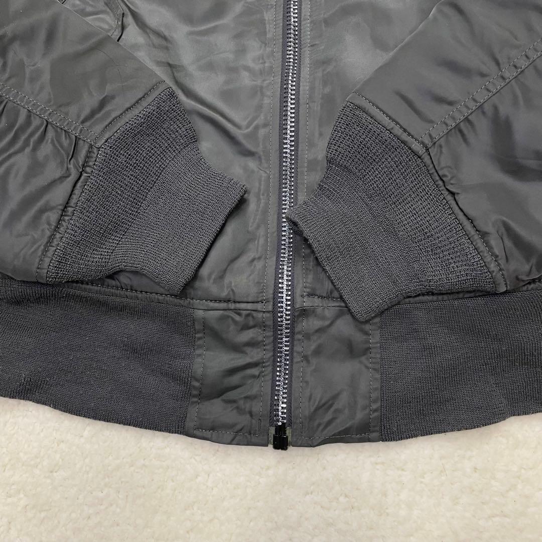 90s USA製 ALPHA アルファ MA-1 フライトジャケット Y2K