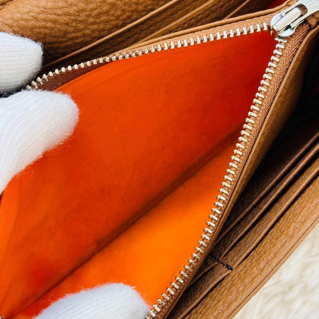 ポーター カーム ロングウォレット LONG WALLET キャメル レザー