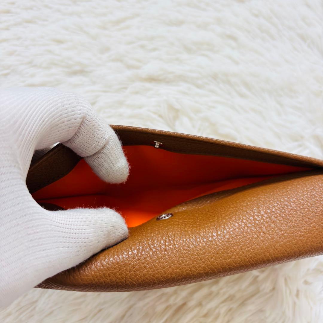 ポーター カーム ロングウォレット LONG WALLET キャメル レザー