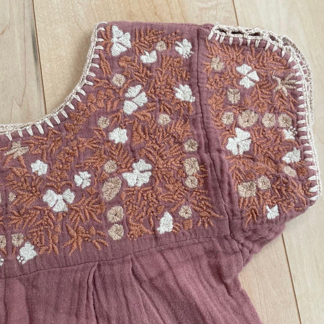 Apolina 刺繍ワンピース 3-5y
