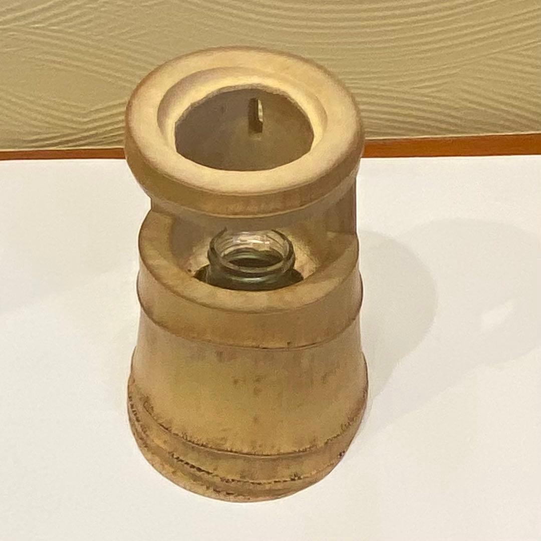 茶道具　花器　竹　一重切