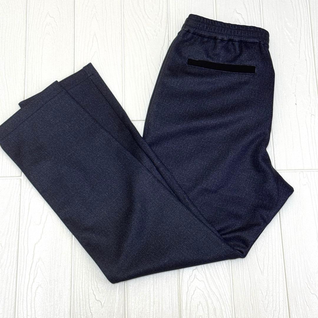 タケオキクチ ダウンファブリック イージーパンツ M 濃紺 定価24,200円