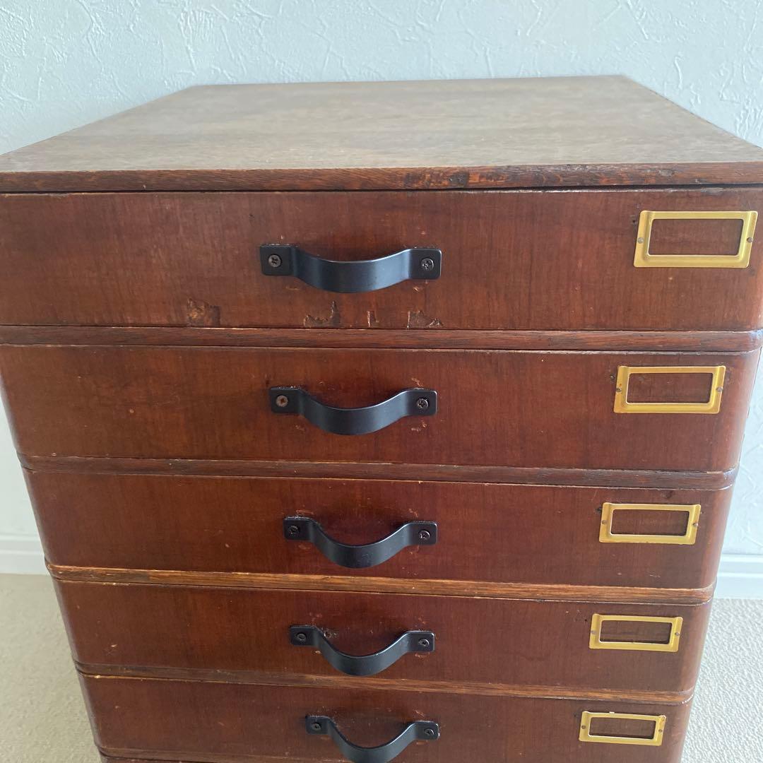 アンティーク　整理箪笥　引き出し