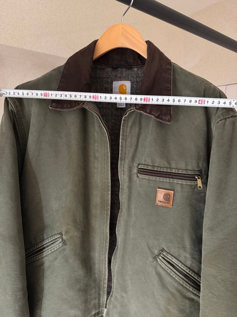 Carhartt デトロイトジャケットアーミーグリーン Ｌサイズ