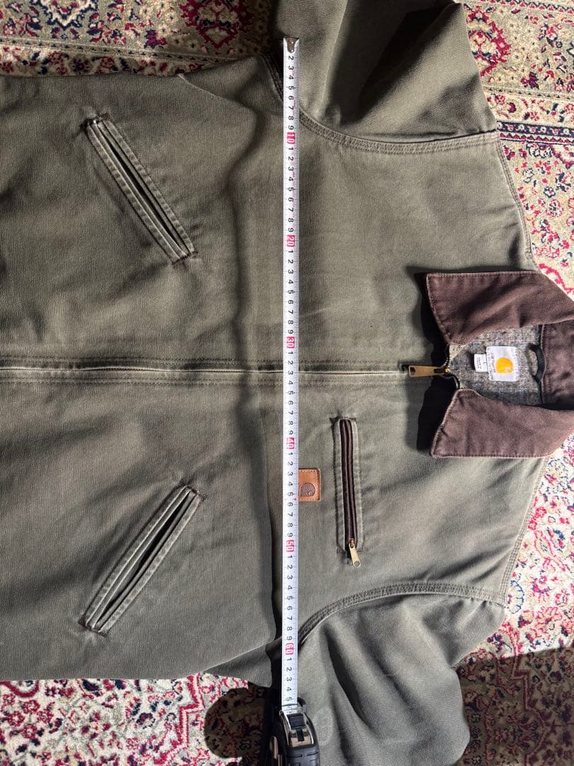 Carhartt デトロイトジャケットアーミーグリーン Ｌサイズ