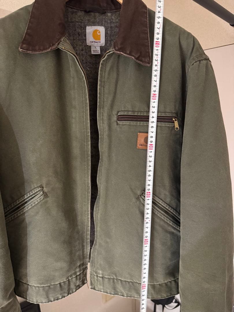 Carhartt デトロイトジャケットアーミーグリーン Ｌサイズ