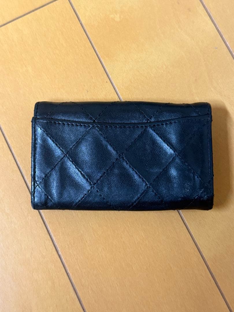 CHANEL シャネル マトラッセ 6連キーケース ブラック レザー 正規品