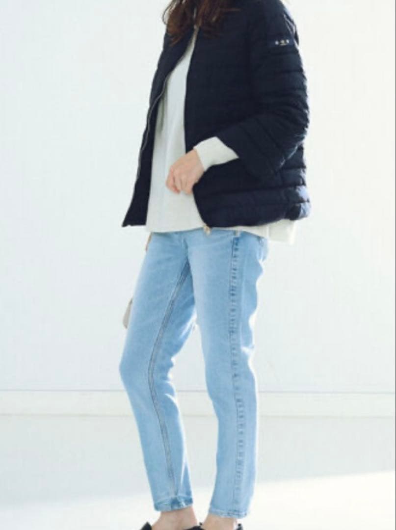 【別注】TATRAS / ACACIA ノーカラー ライトダウンジャケット