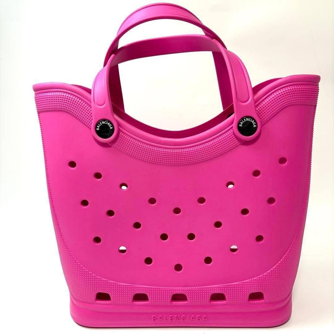 NEO新品　未使用　バレンシアガ　クロックス　トートバッグ　ピンク