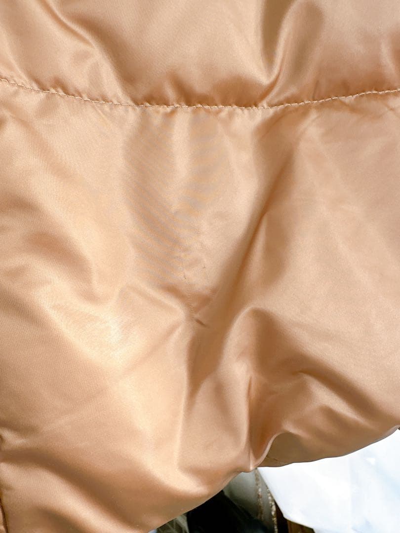 ★ANAYI★フード付きダウンジャケット　ゴールド