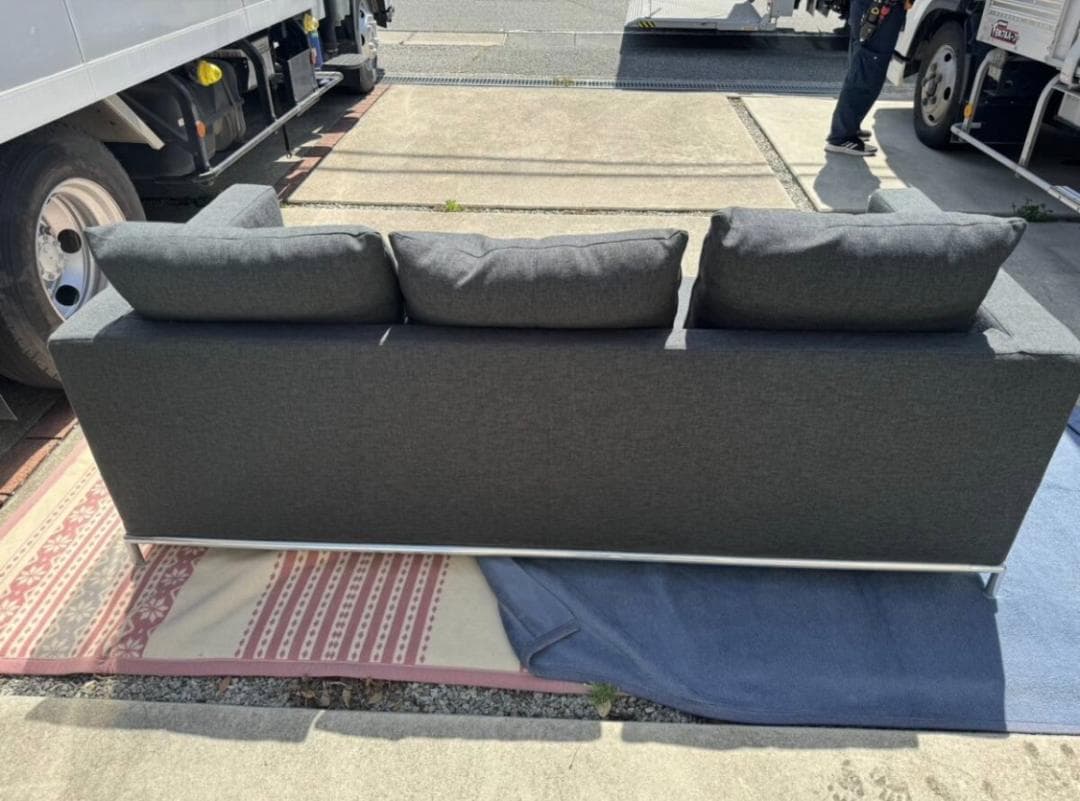 B＆B ITALIA イタリア e/ジョージ 3Pソファ ファブリック