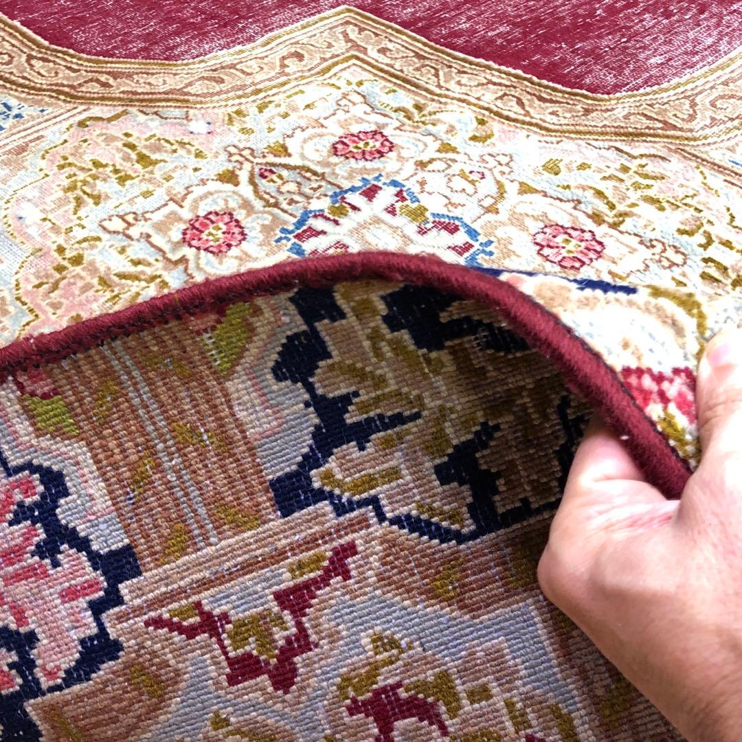 ペルシャ絨毯 ペルシャヴィンテージラグ 178x155 手織り オールド