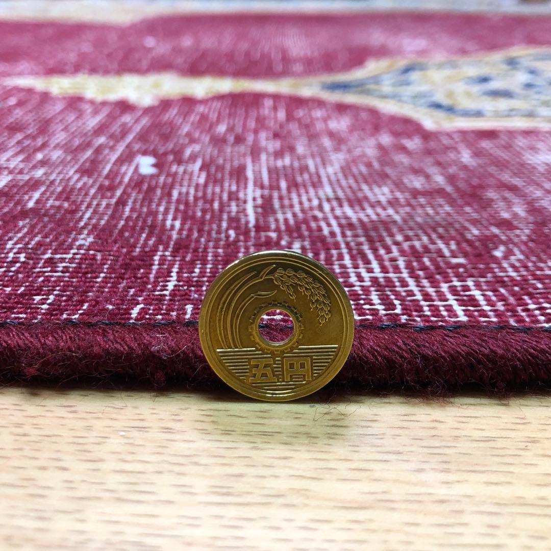 ペルシャ絨毯 ペルシャヴィンテージラグ 178x155 手織り オールド